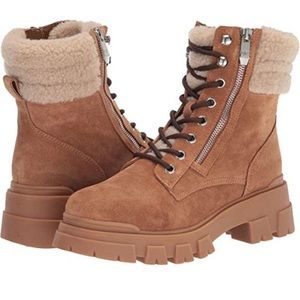 Marc Fisher Women's Aboli Ankle Boot, Cognac Size 8.5 New In Box